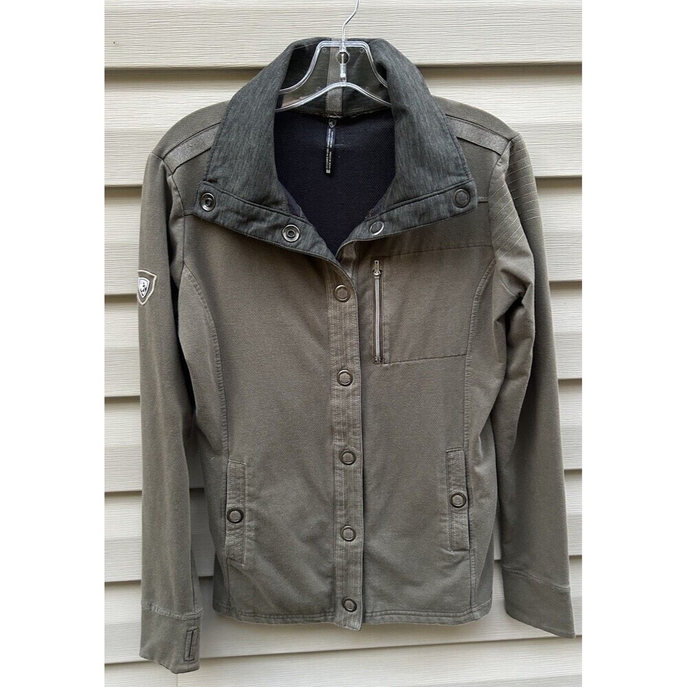 Kuhl Womens Krush Jacket Performance Stretch Olive Green Size M Outdoor Hiking